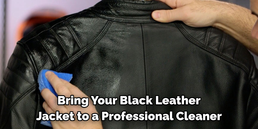 Bring Your Black Leather Jacket to a Professional Cleaner