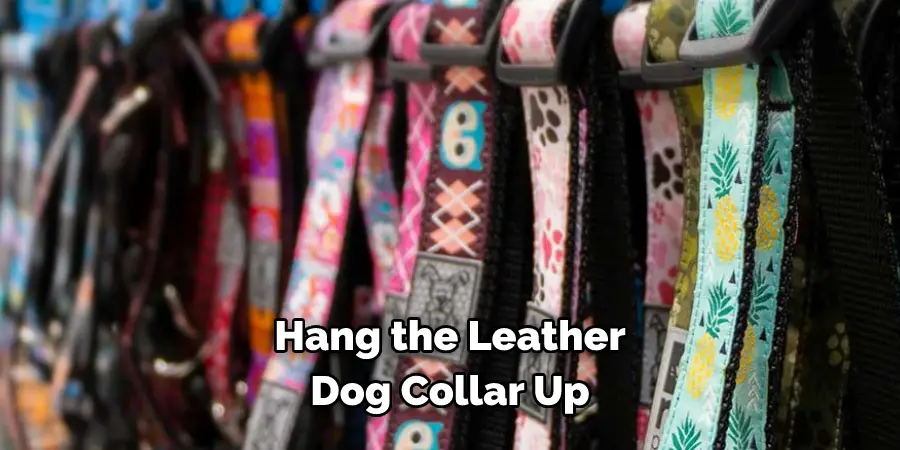 Hang the Leather 
Dog Collar Up 