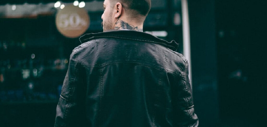 How to Wear a Black Leather Jacket Mens