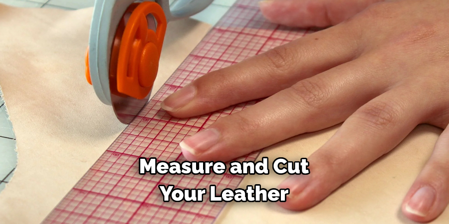 Measure and Cut Your Leather