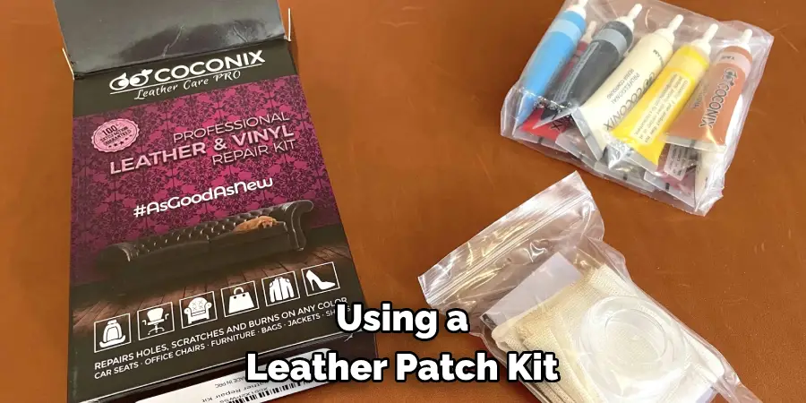 Using a Leather Patch Kit