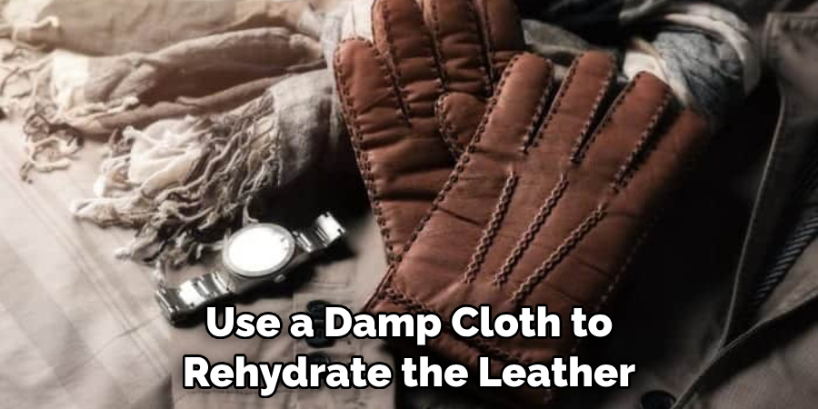 Use a Damp Cloth to Rehydrate the Leather
