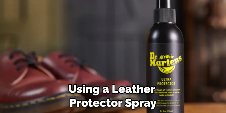 Using a Leather Protector Spray