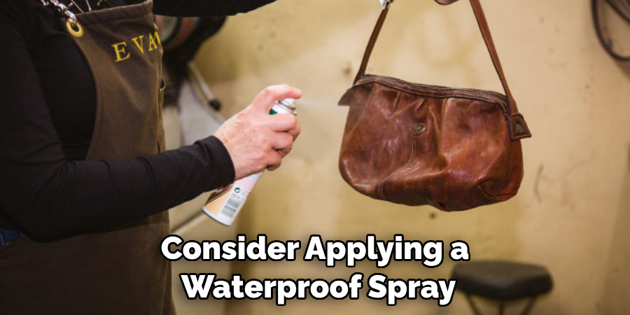 Consider Applying a Waterproof Spray