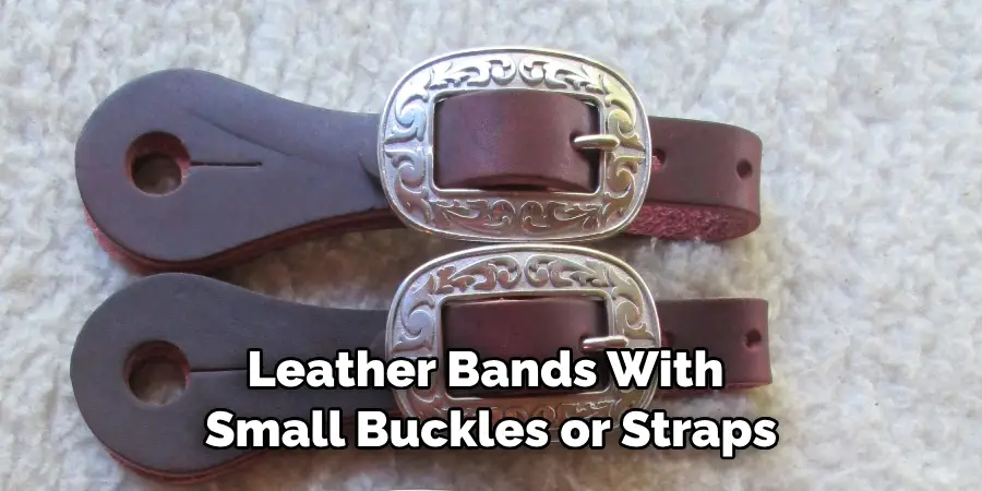 Leather Bands With Small Buckles or Straps