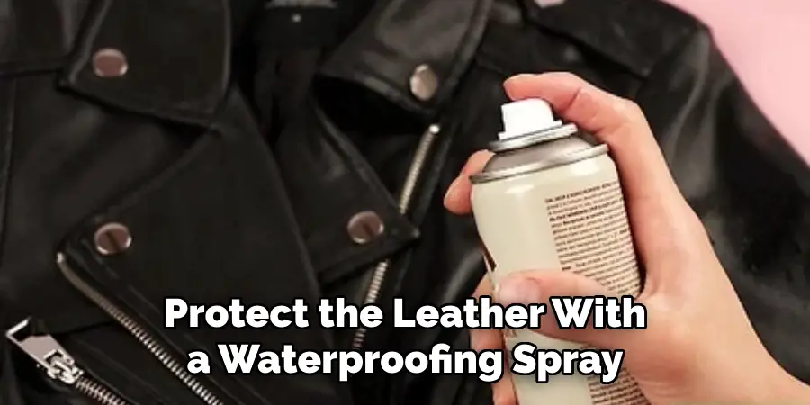 Protect the Leather With a Waterproofing Spray