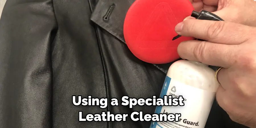 Using a Specialist Leather Cleaner