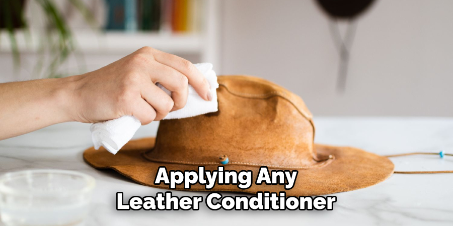 Applying Any Leather Conditioner