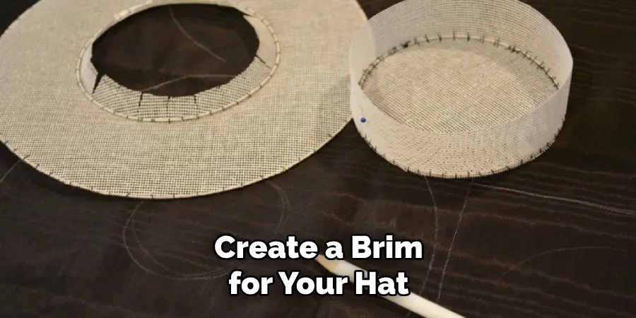Create a Brim for Your Hat
