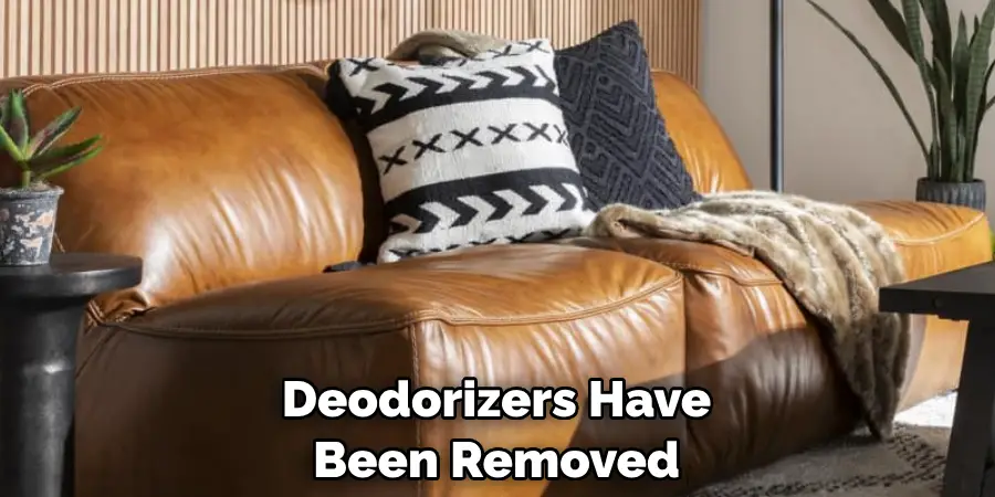 Deodorizers Have Been Removed
