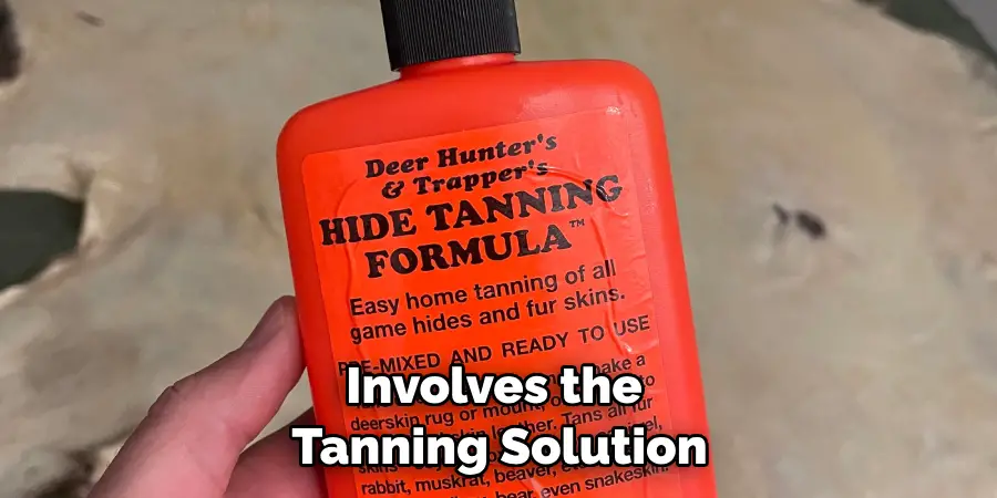 Involves the Tanning Solution