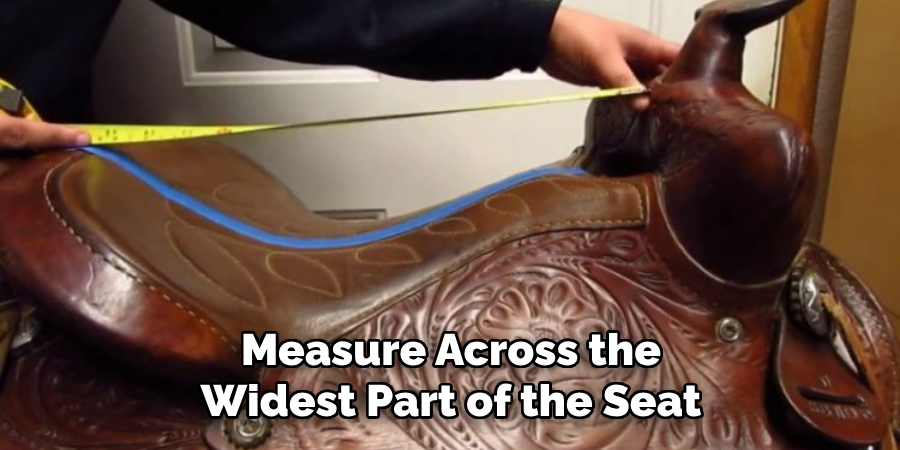 Measure Across the Widest Part of the Seat
