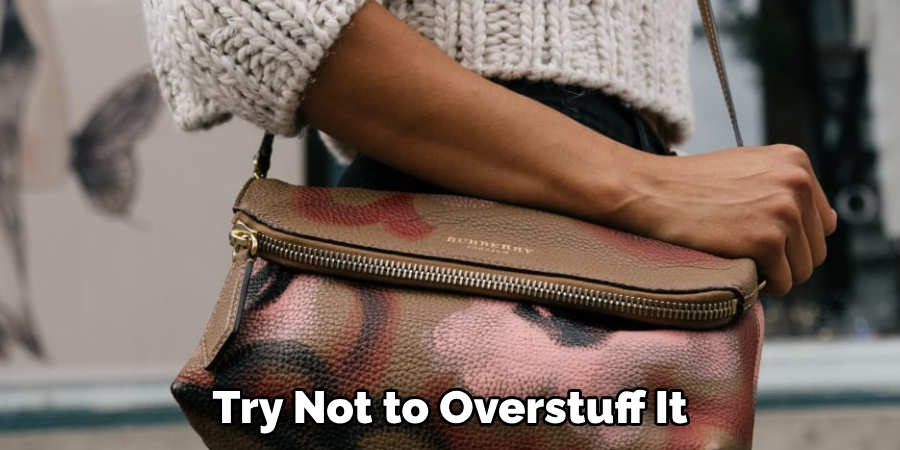 Try Not to Overstuff It