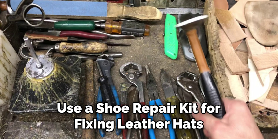Use a Shoe Repair Kit for Fixing Leather Hats
