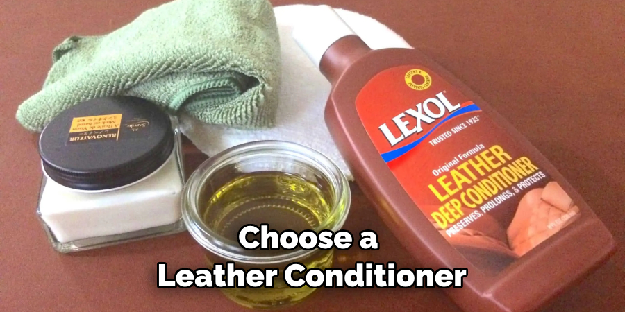 Choose a Leather Conditioner