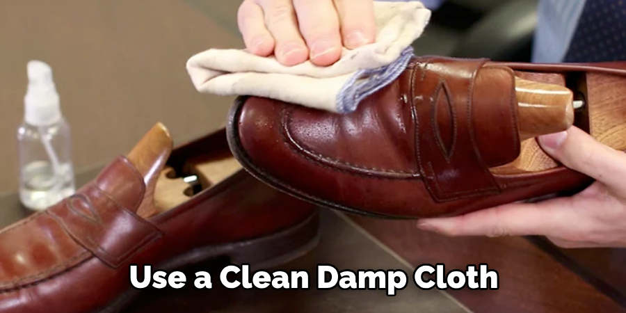 Use a Clean Damp Cloth
