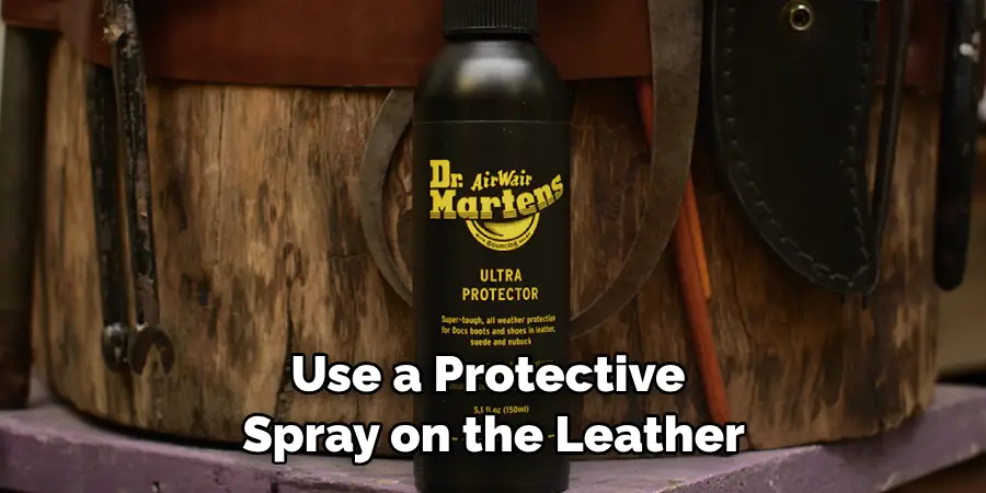 Use a Protective Spray on the Leather