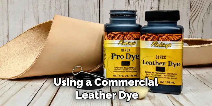 Using a Commercial Leather Dye