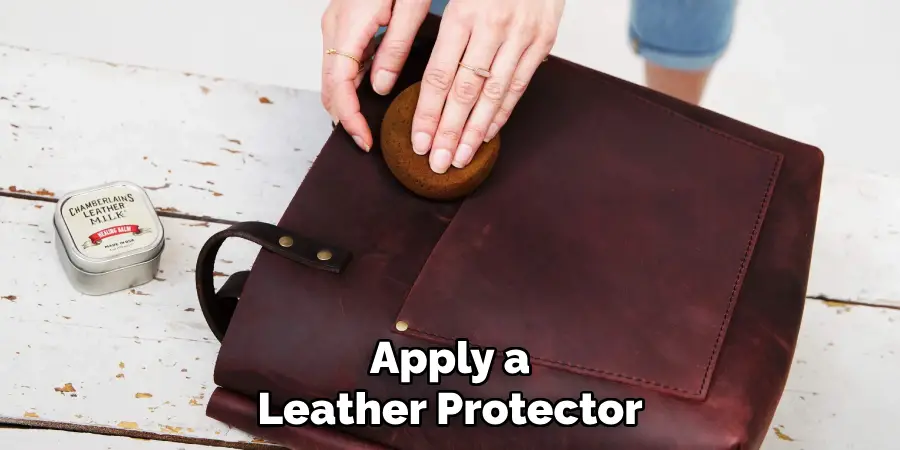 Apply a Leather Protector