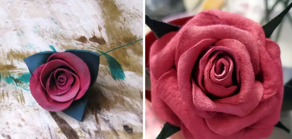 How to Make a Leather Rose