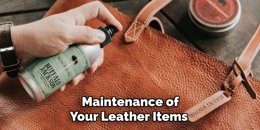 Maintenance of Your Leather Items 
