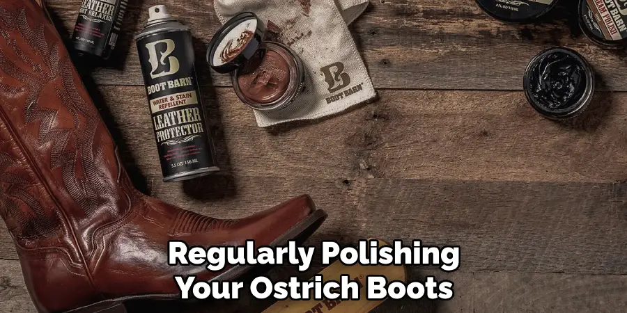Regularly Polishing Your Ostrich Boots