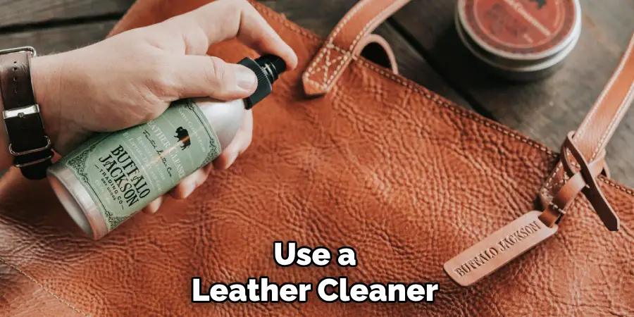 Use a Leather Cleaner