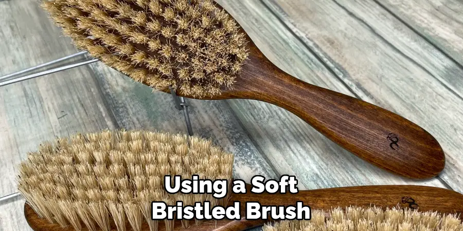 Using a Soft Bristled Brush