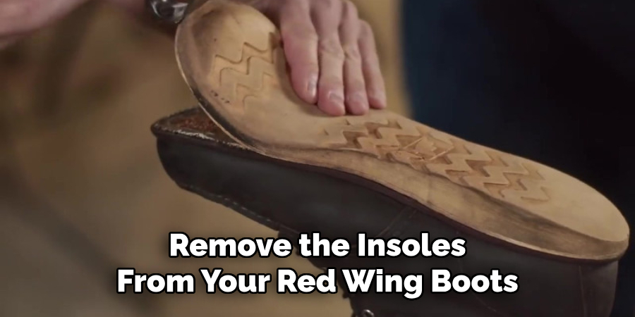 Remove the Insoles From Your Red Wing Boots