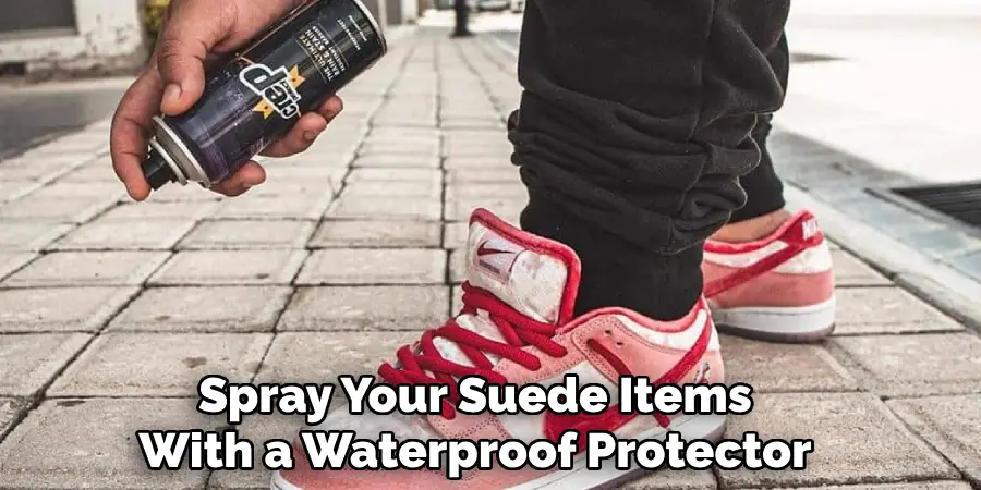 Spray Your Suede Items With a Waterproof Protector