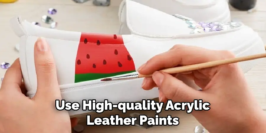 Use High-quality Acrylic Leather Paints