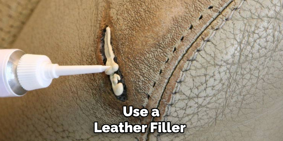 Use a Leather Filler 