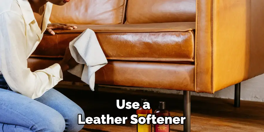  Use a Leather Softener