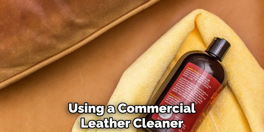 Using a Commercial Leather Cleaner
