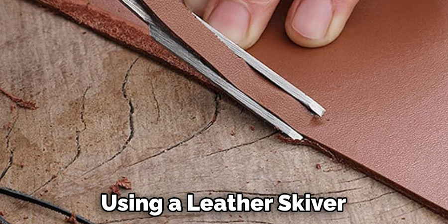 Using a Leather Skiver