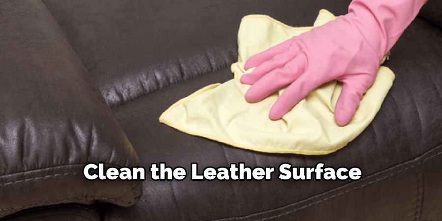 Clean the Leather Surface
