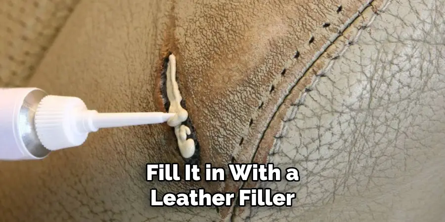 Fill It in With a Leather Filler
