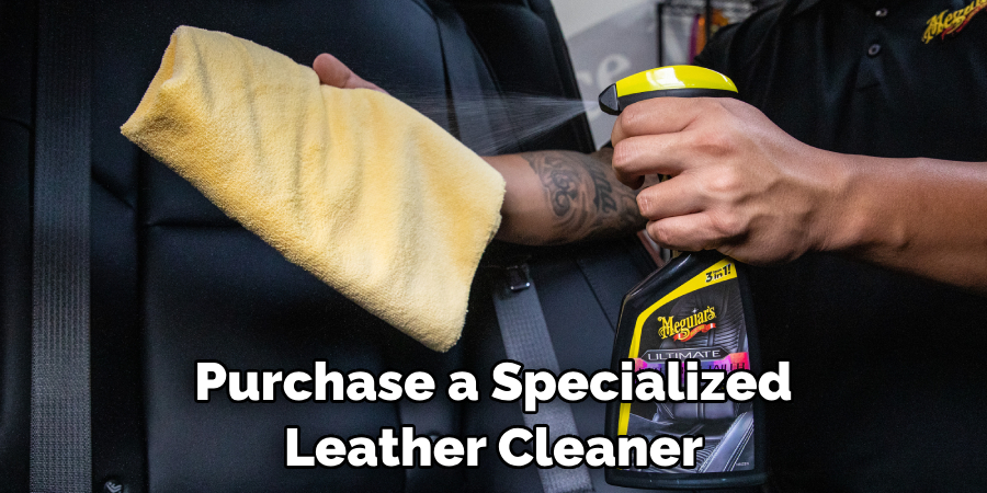 Purchase a Specialized Leather Cleaner