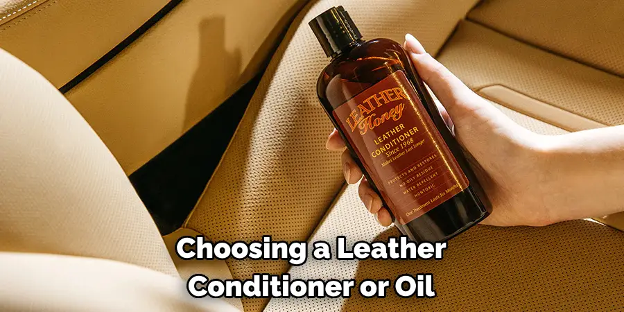 Choosing a Leather Conditioner or Oil