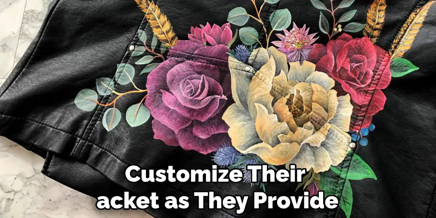 Customize Their Jacket as They Provide