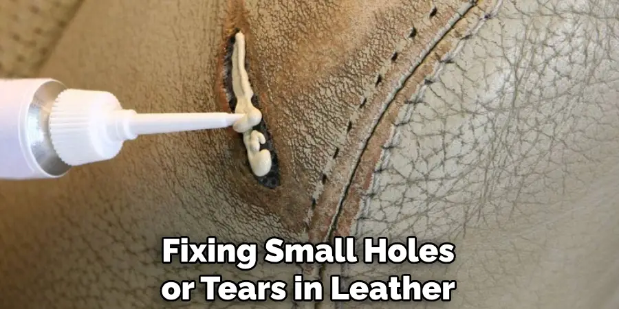 Fixing Small Holes or Tears in Leather