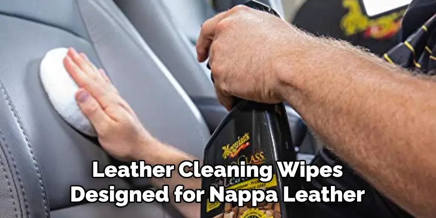 Leather Cleaning Wipes Designed for Nappa Leather