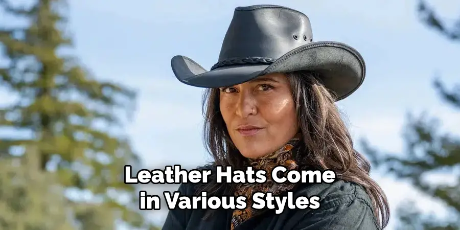 Leather Hats Come in Various Styles