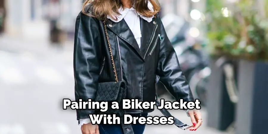 Pairing a Biker Jacket With Dresses