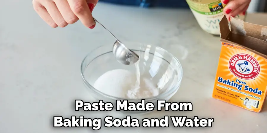 Paste Made From Baking Soda and Water