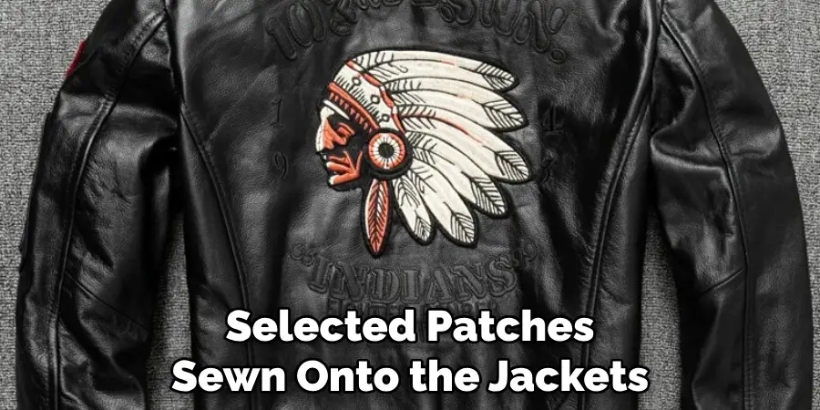 Selected Patches Sewn Onto the Jackets