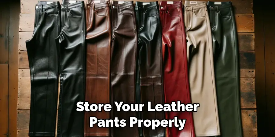 Store Your Leather Pants Properly