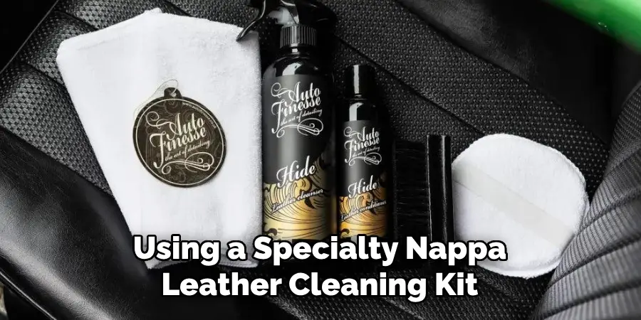 Using a Specialty Nappa Leather Cleaning Kit