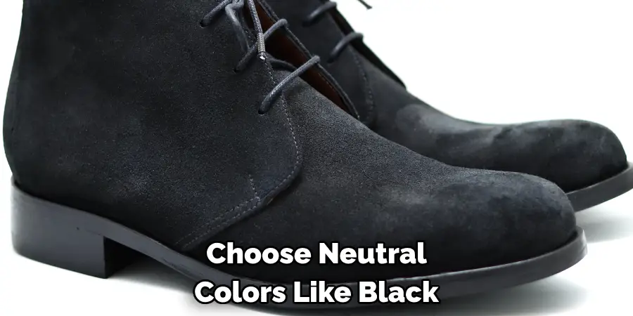 Choose Neutral Colors Like Black