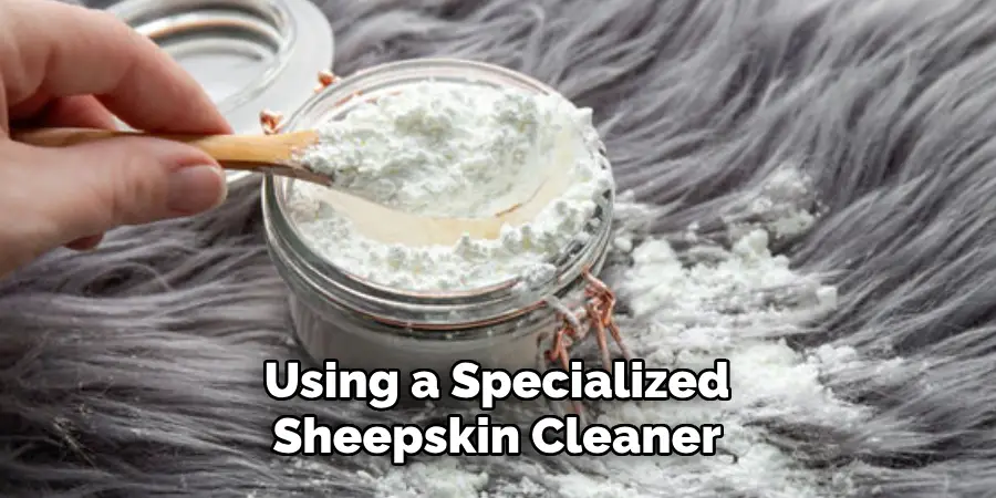 Using a Specialized Sheepskin Cleaner